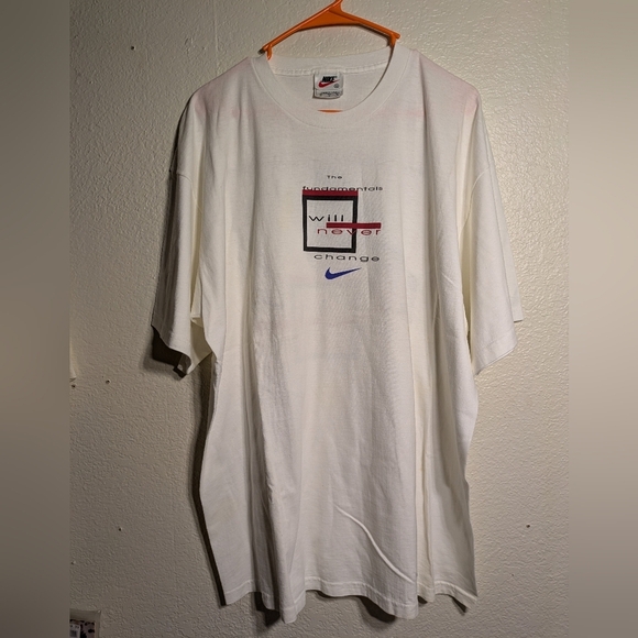 Nike Vintage White Graphic Men's Shirt Size Xl - Picture 1 of 12